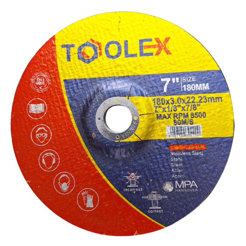 180x3.0x22.23mm metal cutting wheel