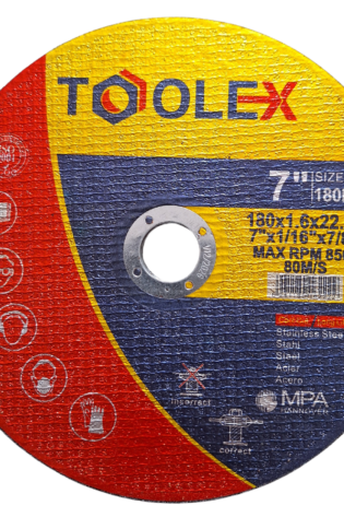 Toolex metal cut off wheel premium180x1.6x22,23