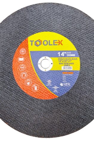 Toolex 355mm 14"cut off wheel metal